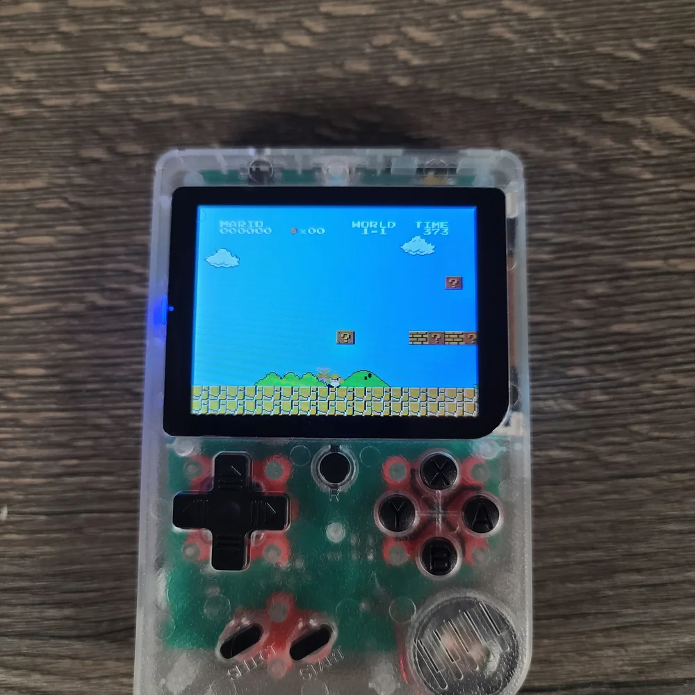 Transparent Handheld Game Console 400 Games In 1